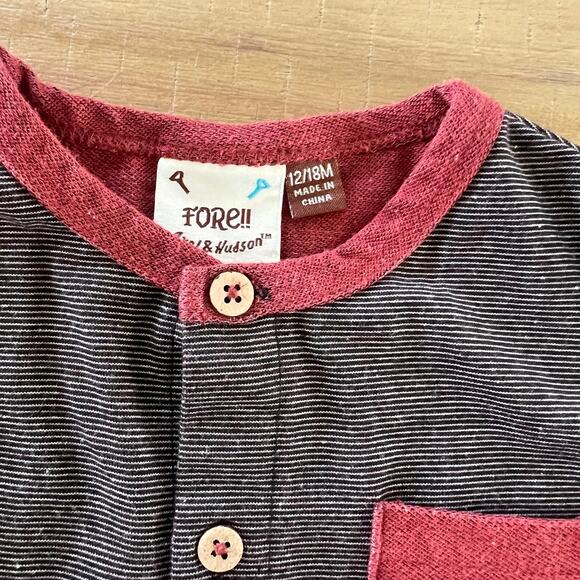 Baby‎ Fore Axel And Hudson Romper outfit size 12-18 months - Picture 3 of 5